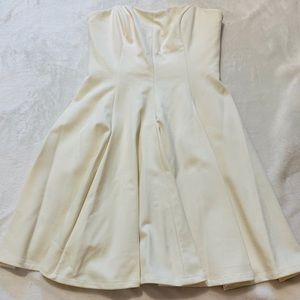 Amanda Uprichard White Strapless Dress